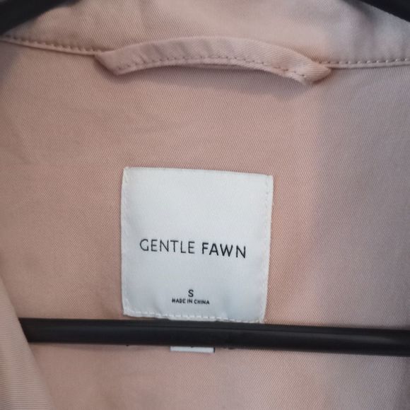 Gentle fawn Lightweight Belted 100% Tencel Jacket with Side Pocket - Picture 3 of 6